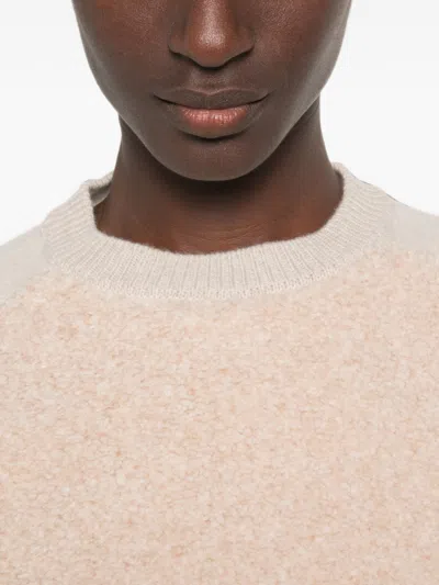 Herno Beige Wool Sweater In Neutral