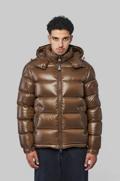 Moncler Maya Jacket In Brown