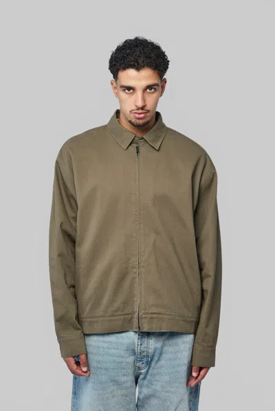 Essentials Work Jacket In Brown