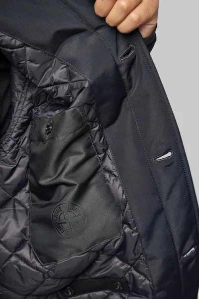 Stone Island Jacket In Black