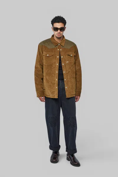 Denham Craft Jacket Cotea In Brown