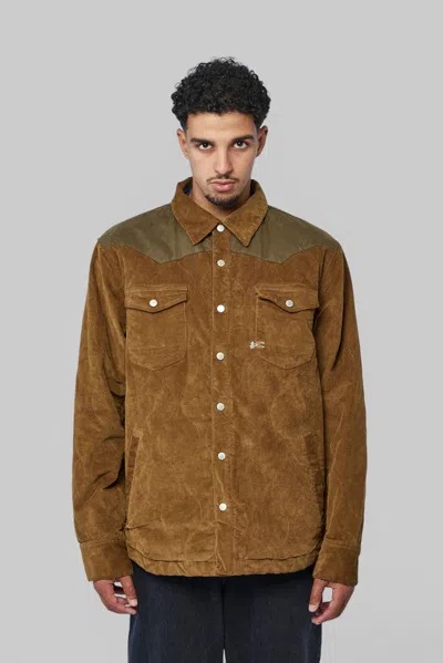 Denham Craft Jacket Cotea In Brown