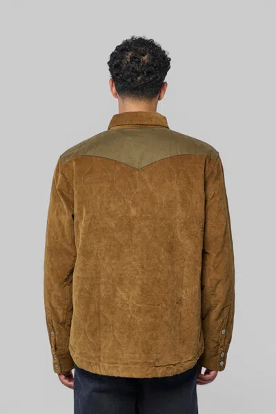 Denham Craft Jacket Cotea In Brown