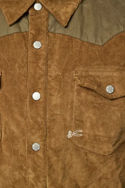 Denham Craft Jacket Cotea In Brown
