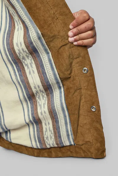 Denham Craft Jacket Cotea In Brown