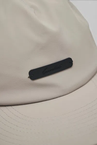 Essentials 5 Panel Nylon Hat In Nude & Neutrals