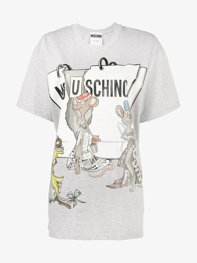 Shop Moschino Rat-a-porter T-shirt