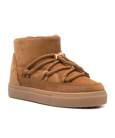 Inuikii Leather Ankle Boots In Brown
