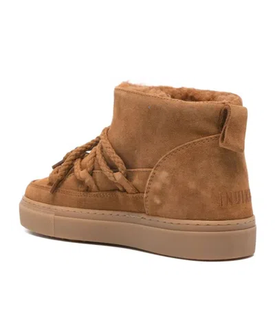 Inuikii Leather Ankle Boots In Brown