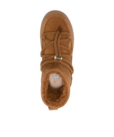 Inuikii Leather Ankle Boots In Brown
