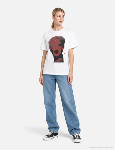 Basketcase Cocoon Tee In White/白色/화이트/ホワイト