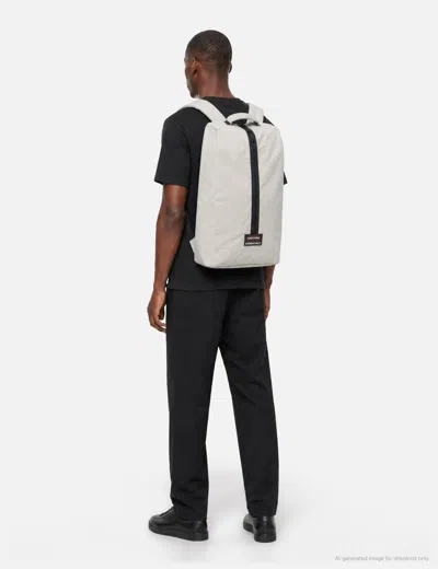 Essentials Logo-patch Zip-up Backpack In Beige/米色/베이지/ベージュ
