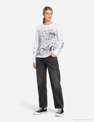 Basketcase Scribble Thermal In White/白色/화이트/ホワイト