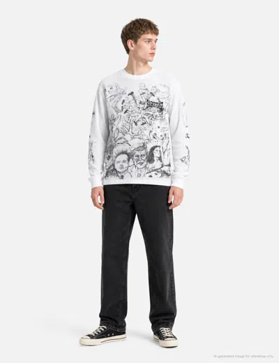 Basketcase Scribble Thermal In White/白色/화이트/ホワイト