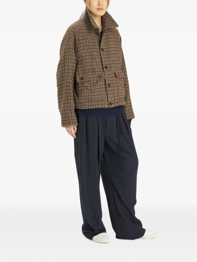 Barena Venezia Aria Check-pattern Single-breasted Coat In Multi