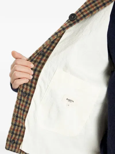 Barena Venezia Aria Check-pattern Single-breasted Coat In Multi
