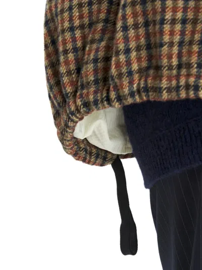 Barena Venezia Aria Check-pattern Single-breasted Coat In Multi