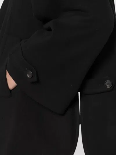 Tagliatore Wool Single Breasted Coat In Black
