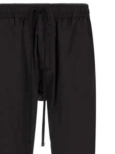 Thom Krom Low-crotch Drawstring Track Pants In Negro