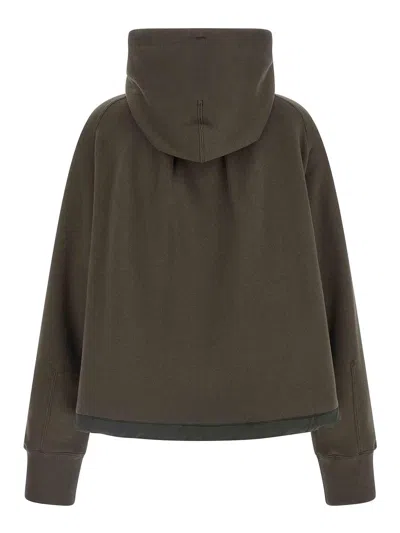 Sacai Sudadera - Verde In Verde