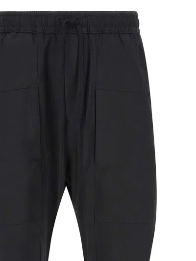 Thom Krom Black Relaxed Drawstring Pants In Negro