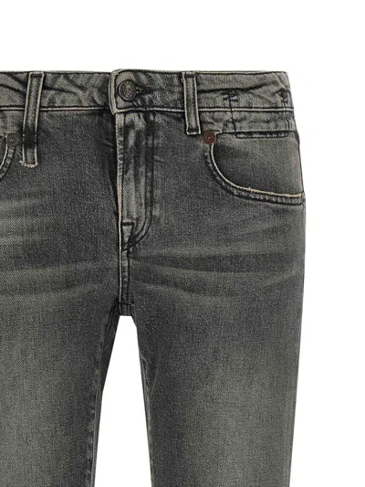 R13 Jeans Boot-cut - Negro In Negro