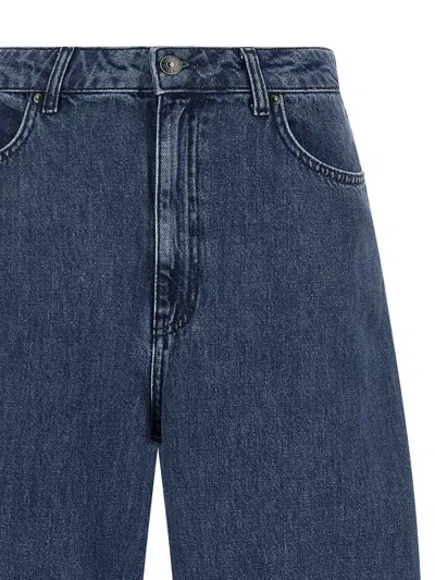 Rotate Birger Christensen Vaqueros Rectos - Azul In Azul