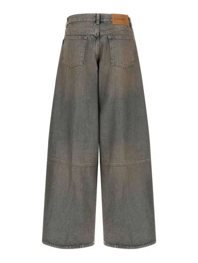 Haikure Wide-leg Patch Pocket Jeans In Azul