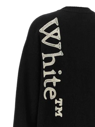 Off-white Suéter Cuello Redondo - Blanco In Blanco