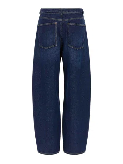 Twinset Vaqueros Rectos - Azul In Azul