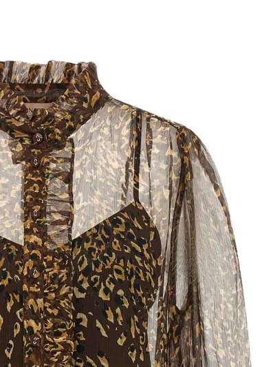 Twinset Camisa - Marrón In Marrón