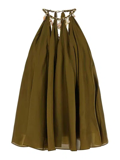 Zimmermann Mahon Blouse In Verde