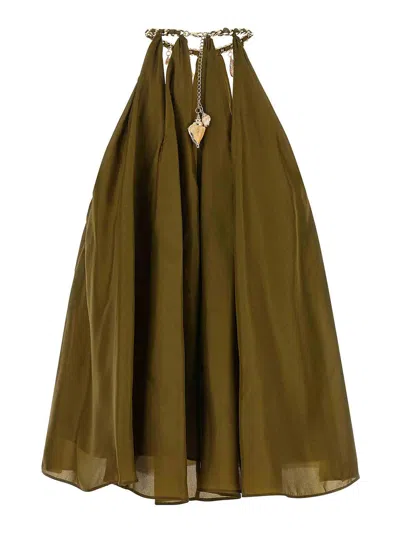 Zimmermann Mahon Blouse In Verde