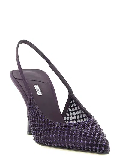 Le Silla Gilda Heel In Púrpura