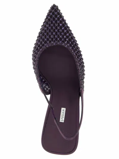 Le Silla Gilda Heel In Púrpura