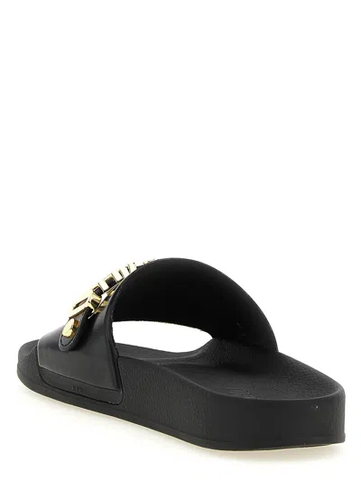 Moschino 'pool' Slides In Dorado