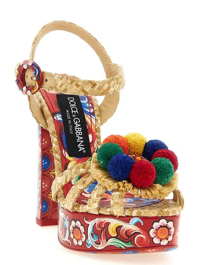 Dolce & Gabbana Heel In Multicolor