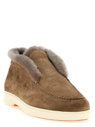 Santoni Botines - Marrón In Marrón