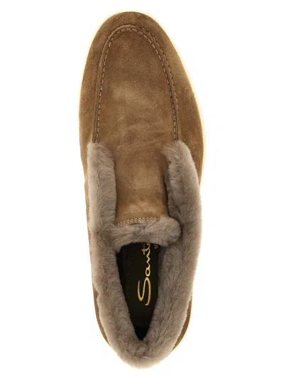 Santoni Botines - Marrón In Marrón