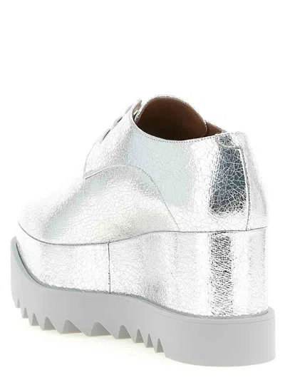 Stella Mccartney Metallic Eva Platform Flat In Silver