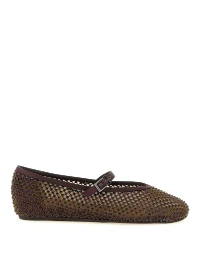 Le Silla Gilda Ballet Flat In Brown