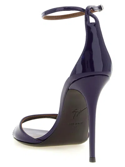Giuseppe Zanotti Heel Sandal In Púrpura
