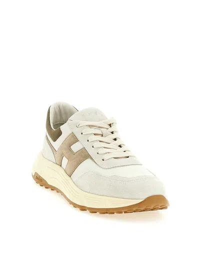 Hogan Hyperlight Logo-patch Sneakers In Multicolor