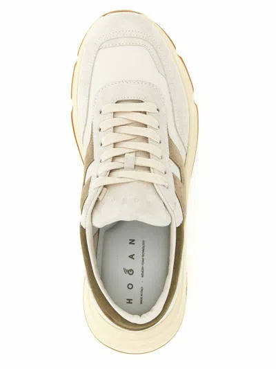 Hogan Hyperlight Logo-patch Sneakers In Multicolor