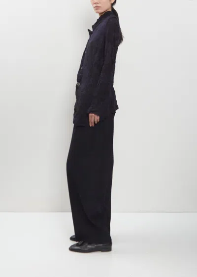 Y's Asymmetrical Button Jacket In Black