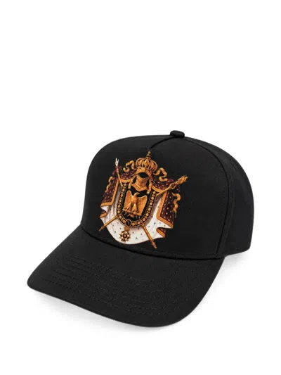 Melt Crest-print Baseball Cap In Black