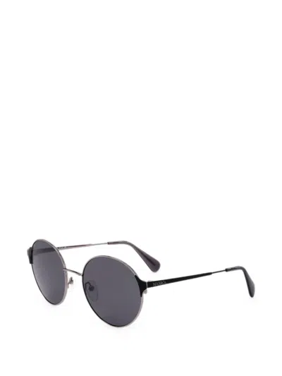 Max & Co Round-frame Sunglasses In Black