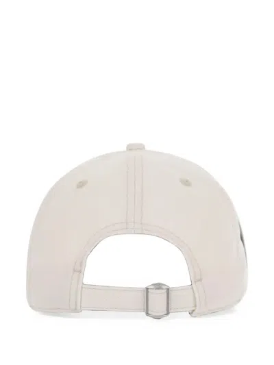 Autry Logo-embroidered Distressed Baseball Cap In White