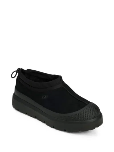 Ugg Tasman Weather Hybrid Drawstring Platform Boots In Black