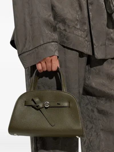 Tory Burch Small Romy Bauletto Bag In Green